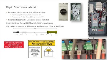 Enphase Rapid Shut Down Wiring & troubleshooting