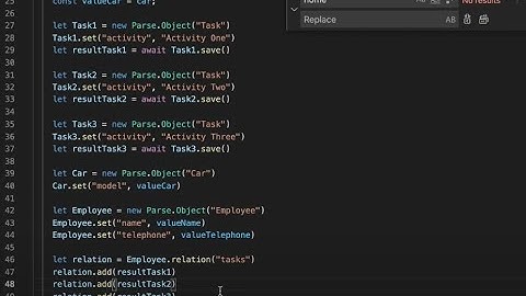 React Native Parse - Adding Relations to a Class
