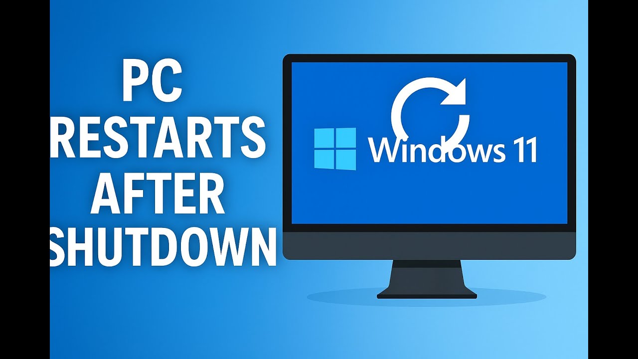 PC restarts after shutdown