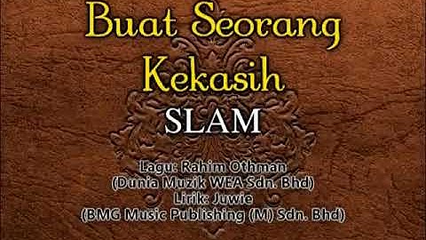Slam - Buat Seorang Kekasih (Karaoke)