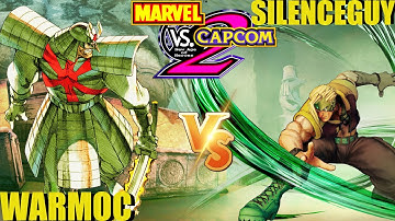 MvC2 Mvci Umvc3 WARMOC vs SILENCEGUY (Fightcade) pt 2