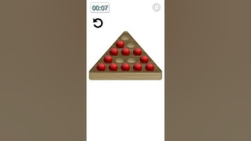 Brain Training game peg solitaire