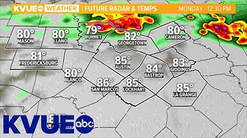 LIVE RADAR: Tracking scattered storms across Central Texas | KVUE
