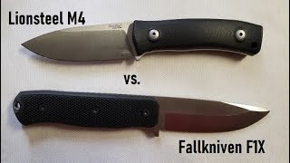 Lionsteel M4 vs Fallkniven F1x