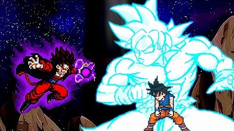 Xeno Vegito SSJ4 V5 OP VS Manga Goku UI V3 OP in Jump Force Mugen