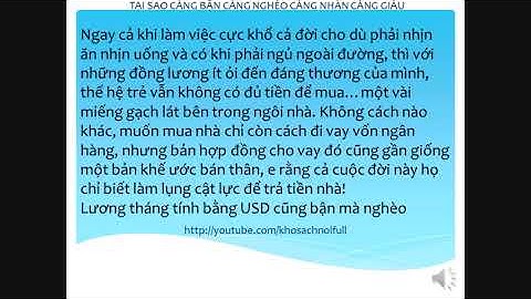 Kho sách nói   Tại sao càng bận càng nghèo càng nhàn càng giàu   Kèm Text