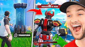 Becoming The MEGAZORD BOSS in Fortnite! (Mythic Boss Event)