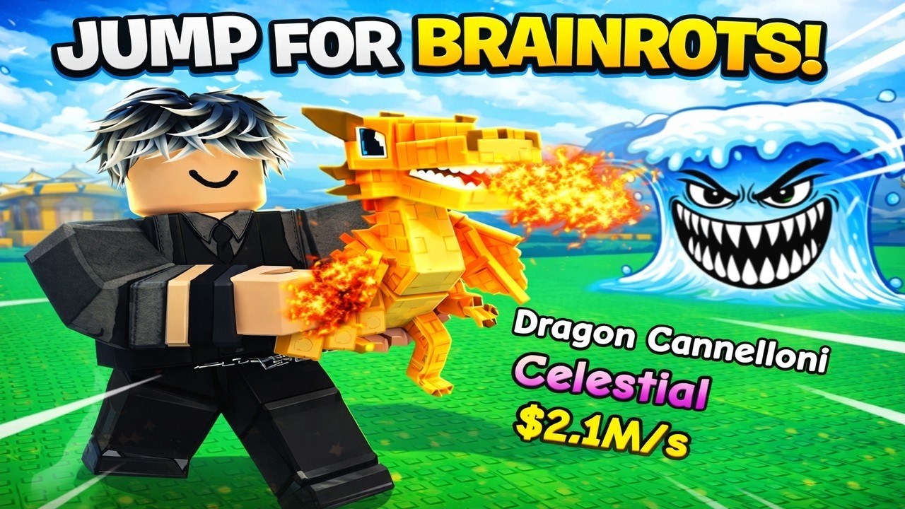 Tek Video'da Oyunu BİTİRDİM! | Jump For Brainrot | Roblox