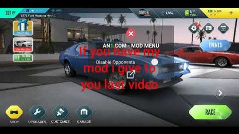 Info for Rebel racing mod