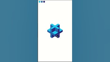 Abstract Geometric Logo Using Adobe Illustrator #shorts