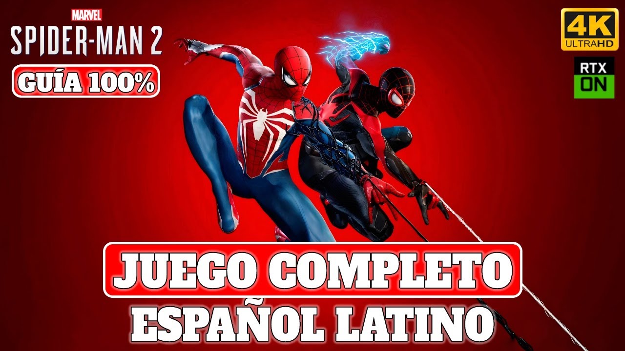 Marvel's Spider-Man 2 | Juego Completo en Español Latino | PC Ultra RT 4K 60FPS