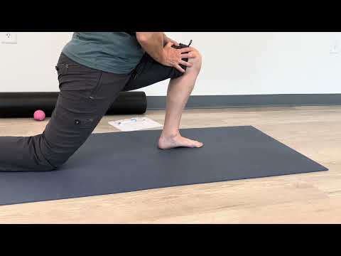 Tibial Internal Rotation Home Exercise demonstrated by a Charlotte Physical Therapist