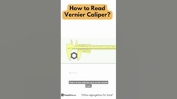 Easy Way to Read Vernier Caliper 👍 #engineering