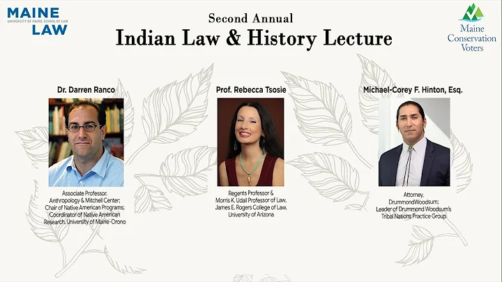 2022 Indian Law & History Lecture