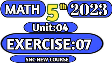 Class 5 Math Chapter 4 Decimal Exercise 7 New Course 2023
