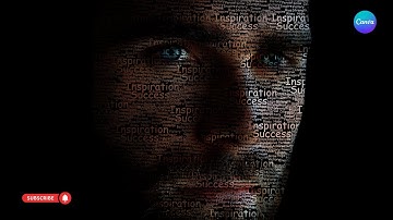 How to Create a Word Cloud Text Portrait in Canva  Easy Tutorial