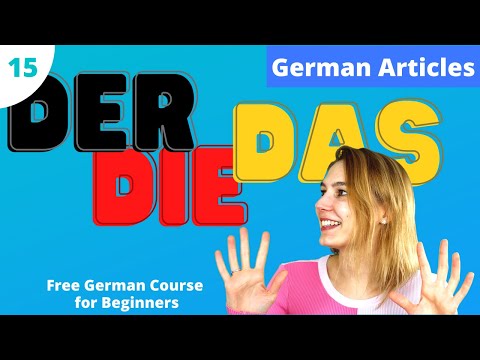 Lesson 15: German articles | Complete German Course for Beginners 🇩🇪