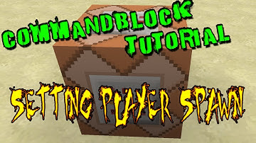 Command Block Tutorial | Setting Player Spawnpoint ( Minecraft 1.9.4, 1.10 or greater)