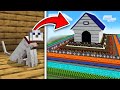 I Built Minecraft S SAFEST Cat House 
