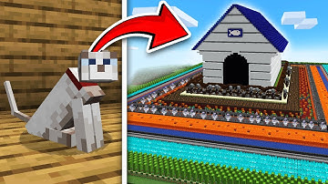 I Built Minecraft’s SAFEST Cat House!