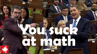 Math is not your forte! Sparks fly during heated debate on Conservative proposed summer tax break