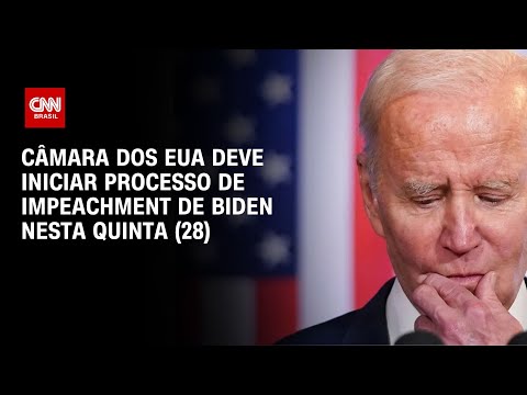 Câmara dos EUA deve iniciar processo de impeachment de Biden nesta quinta-feira (28) | LIVE CNN