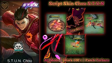 SKIN CHOU S.T.U.N SCRIPT FULL VOICE WITH BACKGROUND NEW PATCH || TUTOR MASANG || HANYA G
