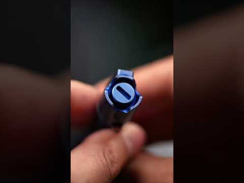 Reylight x URBAN Mk. III Pineapple Mini flashlight in Blue Stonewashed Ti!
