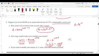 Lessons 6 1 6 9 Test Review Sheet solutions