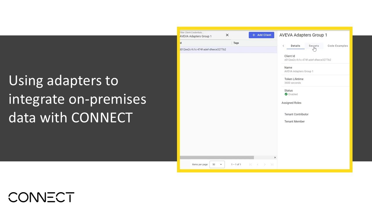 Using adapters to integrate on-premises data with CONNECT - YouTube