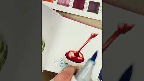 How to Draw Using Copic Markers | Easy Drawing Tutorial | Sketching I. my Food Journal #shorts