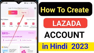 How To Create Lazada Account 2023 || Lazada || Lazada Online Shopping App screenshot 4