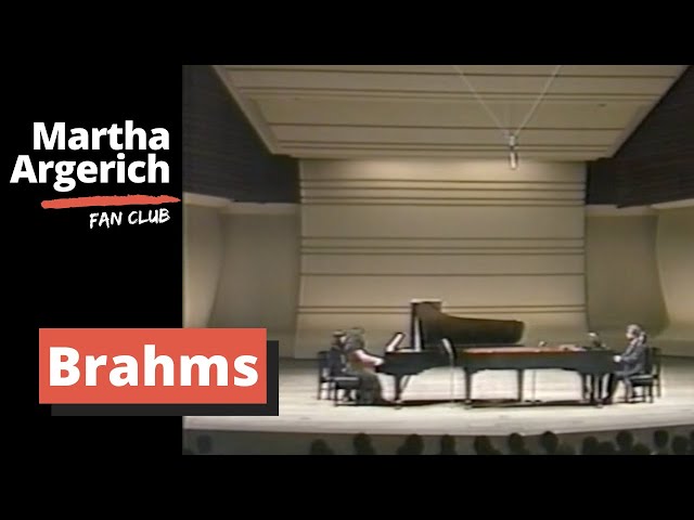 Brahms - Variations sur un thème de Joseph Haydn: fin : Martha Argerich / Nelson Freire