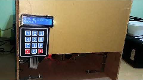 Arduino vending machine RFID