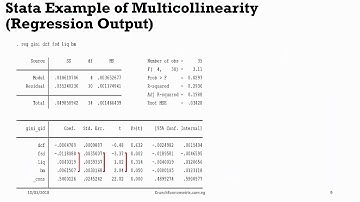 (Stata13):Multicollinearity Explained #vif #multicollinearity #regressors #standarderror