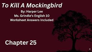 To Kill A Mockingbird Chapter 25