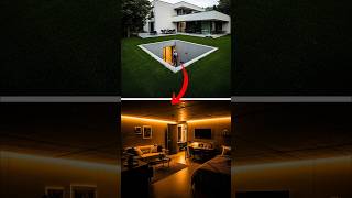 This Luxury Backyard Has a Secret Underground Bunker 😱#LuxuryBunkerBuild #HiddenBunker