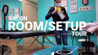 Salon Room Tour & Setup