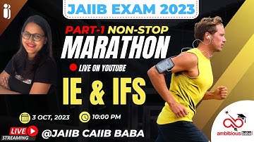 JAIIB OCT 2023 | JAIIB MARATHON SERIES  | IE & IFS - PART 1   | IE & IFS IMPORTANT MCQs