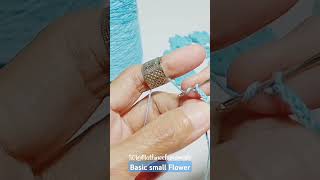 Basic small Flower, Irish crochet for Beginners @Mathineehandmade