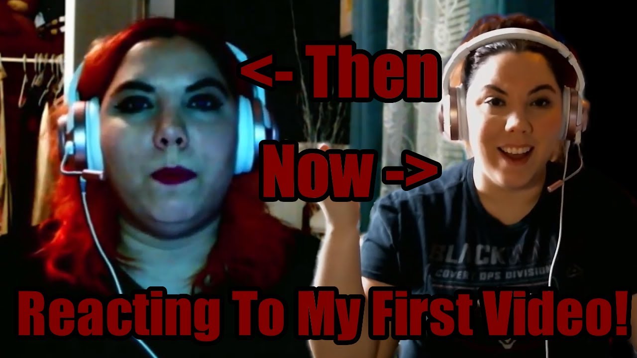 Reacting To My First Video! | One Year On YouTube! - YouTube