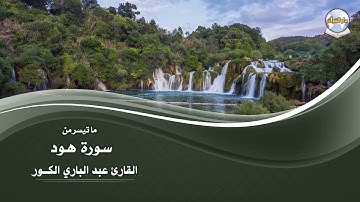 ما تيسر من سورة هود || القارئ عبد الباري الكور
