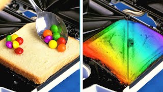 SWEET RAINBOW SANDWICH And Other Easy But Tasty Food Ideas And Dessert Recipes For Any Occasion