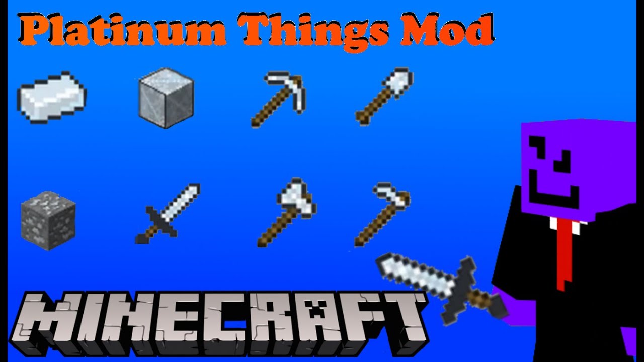 Minecraft || Forge || 1.16.5 || Platinum Things Mod - YouTube