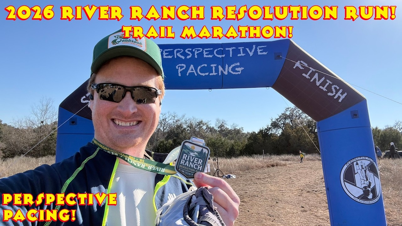 3rd Overall!  2026 River Ranch Resolution Run Trail Marathon! Perspective Pacing! - January 1, 2026