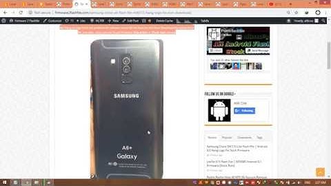 Samsung Clone A6+ Flash File MT6572 Hang Logo Done Lcd Fixed Firmware 100% Tested