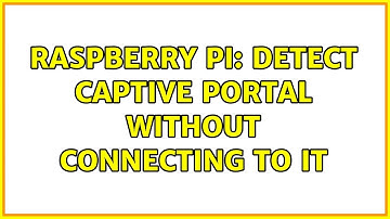 Raspberry Pi: Detect captive portal without connecting to it