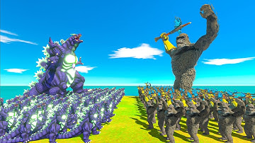 Growing Super Godzilla vs Kong Size Comparison - ARBS