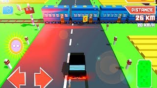 Crossy Brakes Blocky Highway Traffic Racer - Android GamePlay FullHD screenshot 5