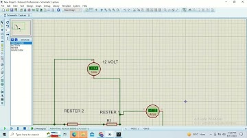 Simulate any circuit of your choice in Proteus which battery, resistors, voltmeter and ammeter